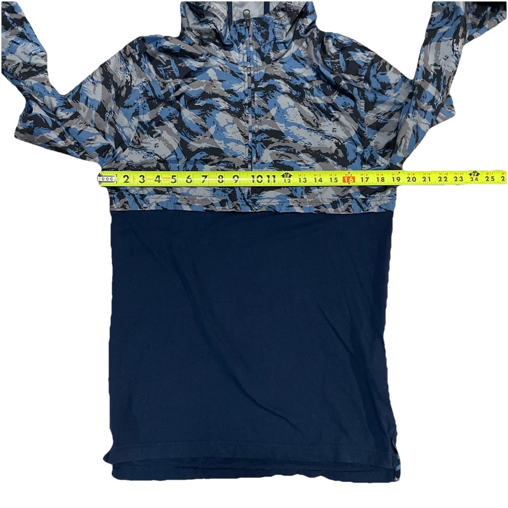 Under Armour Jacket Mens Small Wind Anorak Camouflage Hooded Performance Stretch - Picture 2 of 8